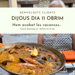 ARROSSERIA ANDORRA - DIJOUS DIA 11 OBRIM DE NOU. HEM ACABAT LES VACANCES.