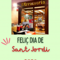 Les roses i els llibres són els protagonistes absoluts de la diada de Sant Jordi i molts aprofiten aquesta data per demostrar l’amor o l’estima cap a una persona. Per què no pot ser, també, el dia dels petons? “Per Sant Jordi, llibres, roses i petons!“.